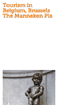 Mobile Screenshot of manneken-pis.com