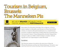 Tablet Screenshot of manneken-pis.com